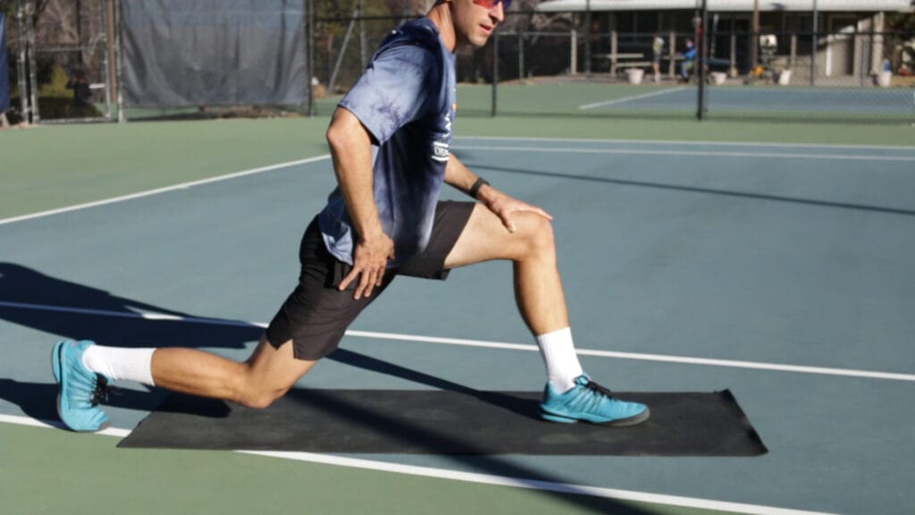 Runners Lunge Great Tennis Stretch