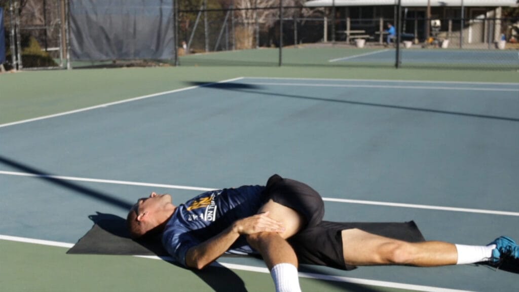 Supine Low Back Twist Stretch