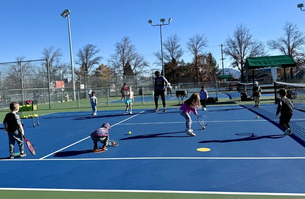 Junior tennis classes Reno red orange ball pathway training