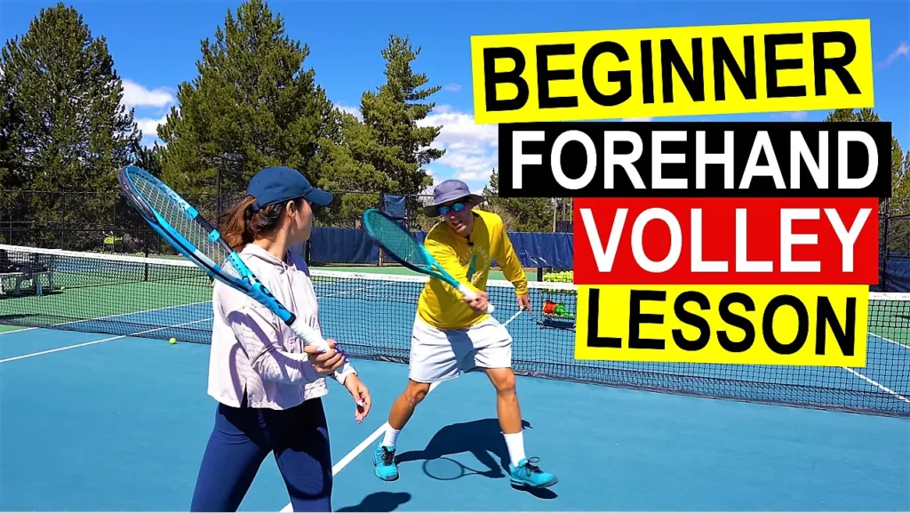 Tennis volley technique guide