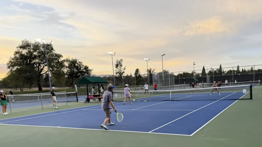 Adult tennis classes Reno structured group training